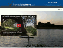 Tablet Screenshot of floridalakefront.com
